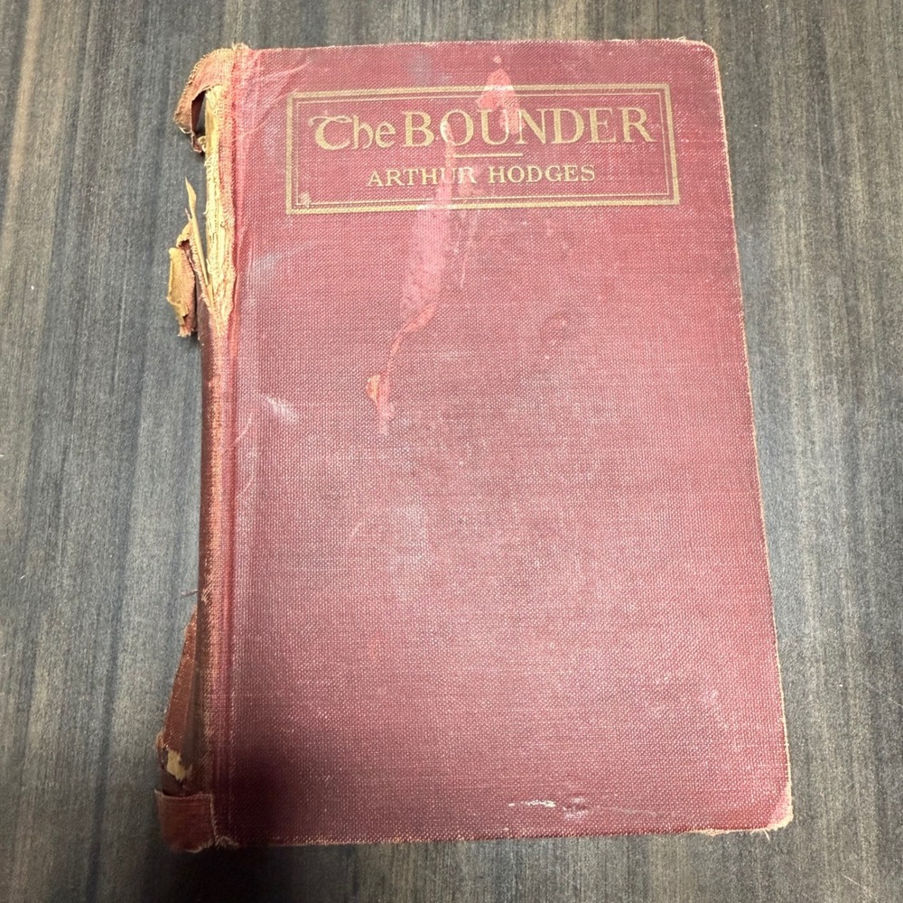 The Bounder Arthur Hodges Vintage Book Collectible Antique Red